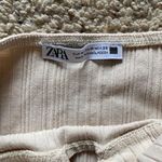 ZARA ‼️ Beige Ribbed Halter Neck Bodysuit‼️ Photo 5