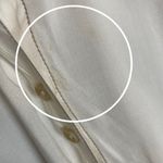 Urban Outfitters  Blouse White Semi-Sheer Long Sleeve FLAWS Size Medium Women Top Photo 3