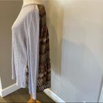 Dylan NWOT  Grey Thermal Multicolor Back Long Sleeve Top Women’s Size Large Photo 1