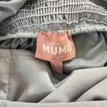 Show Me Your Mumu Claire Midi Dress Steel Blue Chiffon Size Large Photo 3