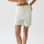 Urban Outfitters NWT  90's Denim Long Inseam Short in Cream Photo 0