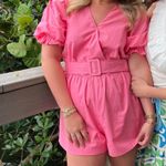 Emmaline pink Boutique Romper Photo 0