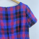L.L.Bean Signature Tartan Plaid Wool Blend Dress Photo 9