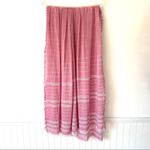Treasure & Bond  Pink Fringe Cotton Blend Scarf Wrap NWOTS Photo 5
