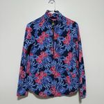 Lilly Pulitzer UPF 50+ Skipper Popover in Low Tide Navy Its Ofishell Blue Pink Photo 1