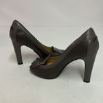 Nine West  Peep Toe Oxford style Chunky Heels Size 8 D17 Photo 7