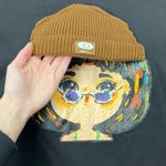 Yihan Beibei Women's Black Chibi 3D Beanie Graphic T Shirt Tee Top Size M Size M Photo 1