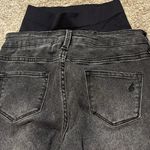 BLANQI Denim Postpartum Support Charcoal Gray Skinny Jeans Size 2 Black Photo 7