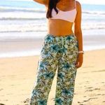Beach Riot Size L Blue Lagoon pull on lounge Wide Leg Pants Swim Beach Revolve Photo 0