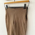 Everlane  Side Zip Button Closure Pull On Stretch Coco Plaid Ankle Crop Pant 00 Photo 3