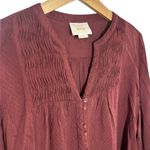 Maeve Anthropologie  Pintuck Peasant Blouse Photo 2