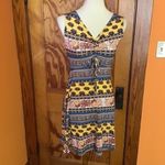 Lila Rose Lily Rose Bright sexy striped hippie chic mini dress Photo 4