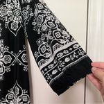 Old Navy Old‎ Navy Black and White Mandala Print Dress with Zipper Back - Size Large Photo 1