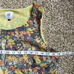 CAbi  Positano Yellow Floral Layered Tank Top Tunic Blouse Medium Easter Spring Photo 6