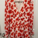 Flying Tomato Boutique Dress Mini Red Floral Photo 0