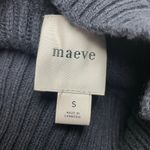 Maeve Mock Neck Ribbed Sweater Dress Sz Small Balloon Sleeve Minimalist Holiday Photo 2