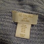 Saint Tropez West St. Tropez West Blue Sweater Size Medium Photo 2