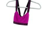 Under Armour  Pink and Black Sports Bra with Supportive Design Photo 2