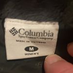 Columbia  black fuzzy vest women’s size M Photo 1
