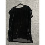 Vintage Collection Black Velvet Embroidered Tunic Top Dress XL 20% Silk Boho NWT Photo 4