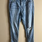 Gap denim size 27 best girlfriend jeans linen blend Photo 1