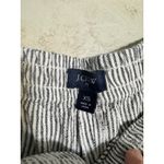 J.Crew  Linen Blend Drawstring Shorts Set 3 Pairs XS Black Stripe Sage Photo 2