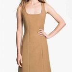 Tory Burch Azalea Camel Tan Wool Sleeveless Sheath Dress Size 4 Photo 0