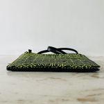 Michael Kors  Black Neon Yellow Leather Double Pouch Crossbody Bag Photo 3