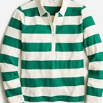 New With Tags JCrew Factory Rugby T Shirt S Sz M Green Size M Photo 0
