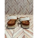 Dream Paris Dream Pairs White Espadrille Platform Sandals Women's 8.5 Elastic Straps Shoes Photo 4