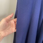 Lands' End ‎ Color Block Sleeveless Dress White Blue Navy Casual Summer Sun Dress Photo 3