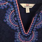 Vineyard Vines Women’s Starfish Jacquard Short Sleeve Tunic Dress on Navy Photo 5