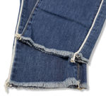 Ashley Mason Jeans Size 11 Cropped Crop Raw Hem Distressed Destroyed Torn Ripped Women's Photo 4