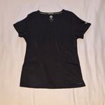 Healing Hands Black Scrub Set Small/Medium V-Neck Top Cargo Drawstring Pants Photo 7