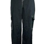 Wild Fable  Denim Black Relaxed Fit High Rise Straight Leg Cargo Jeans Size XS Photo 0