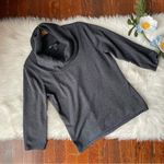 Cable & Gauge Cowl neck Sweater Charcoal heather grey Photo 0