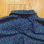 Tommy Hilfiger Blue Floral Quarter Zip Shirt Womans Large Photo 10