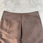 Isaac Mizrahi Pencil Skirt Silk Career Office Brown Skirt Sz 8 Career Minimalist Photo 8