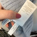 J.Crew Fair Isle Oversized Sweater-XS French blue, brown, cream alpaca wool Photo 7