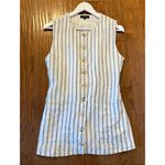Quince  NWOT 100% linen striped longline vest xs Photo 7