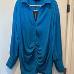 Pretty Little Thing Blue Long sleeve Dress Photo 3