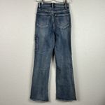 Kendall + Kylie Women's Skyscraper Stretch High Rise Bootcut Jeans Size 24 Blue Photo 5