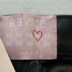 Revice Denim NWT Revice Venus flares supernova faux leather pants black size 26 Photo 9
