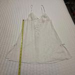 Victoria's Secret Victoria’s Secret Sheer Lace White Lingerie Chemise Slip M Medium Ribbon Accents Photo 1