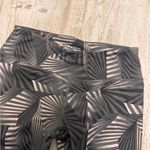 Reebok  Black and Gray Patterned Leggings Photo 3