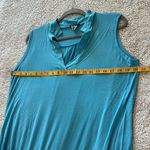 Heimish USA Women's M Sleeveless Polo Tunic Tank Bright Blue Collared Preppy Size M Photo 5