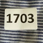 ZARA  TRF Stripes Blue White V-Neck Short Sleeves Women’s Blouse SZ S #1703 Photo 10