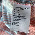 American Eagle  Outfitters Oversized Plaid Polo Shirt Photo 9
