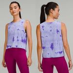 Lululemon Train to Be Tank Top in Rain Stripe Marble Dye Charged Indigo Size 6 Photo 1