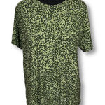 Athleta EUC  Ultimate Train Printed Tee Shirt Green Camo Athletic Top Women's M Photo 0